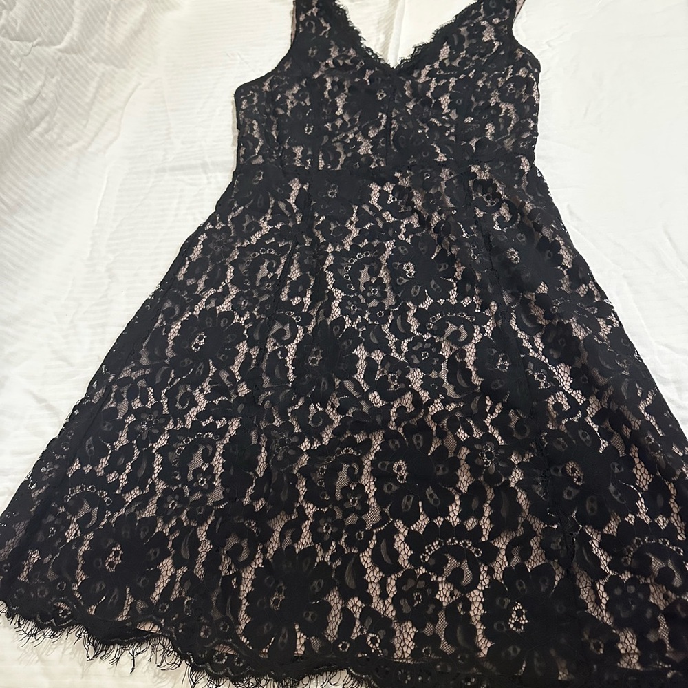 Loft Black Lace Dress